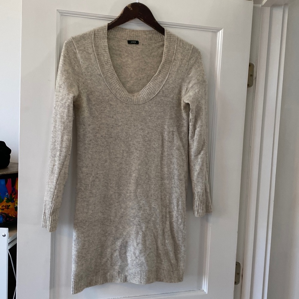 Jcrew long sweater dress